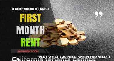 Security Deposit vs. First Month's Rent: Understanding the Key Differences