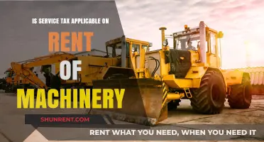Is Service Tax Levied on Machinery Rental? Key Insights Explained