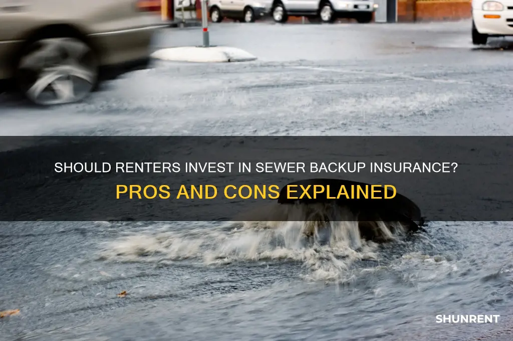 is sewer backup insurance worth it renter