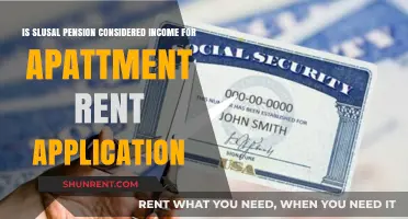Is Social Security Pension Considered Income for Apartment Rental Applications?