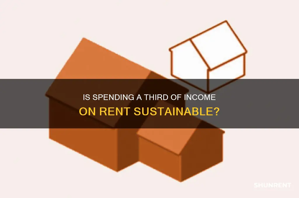 is spendin a third of income on rent aright