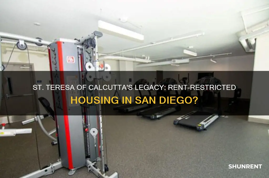 is st teresa of calcutta rent restricted san diego
