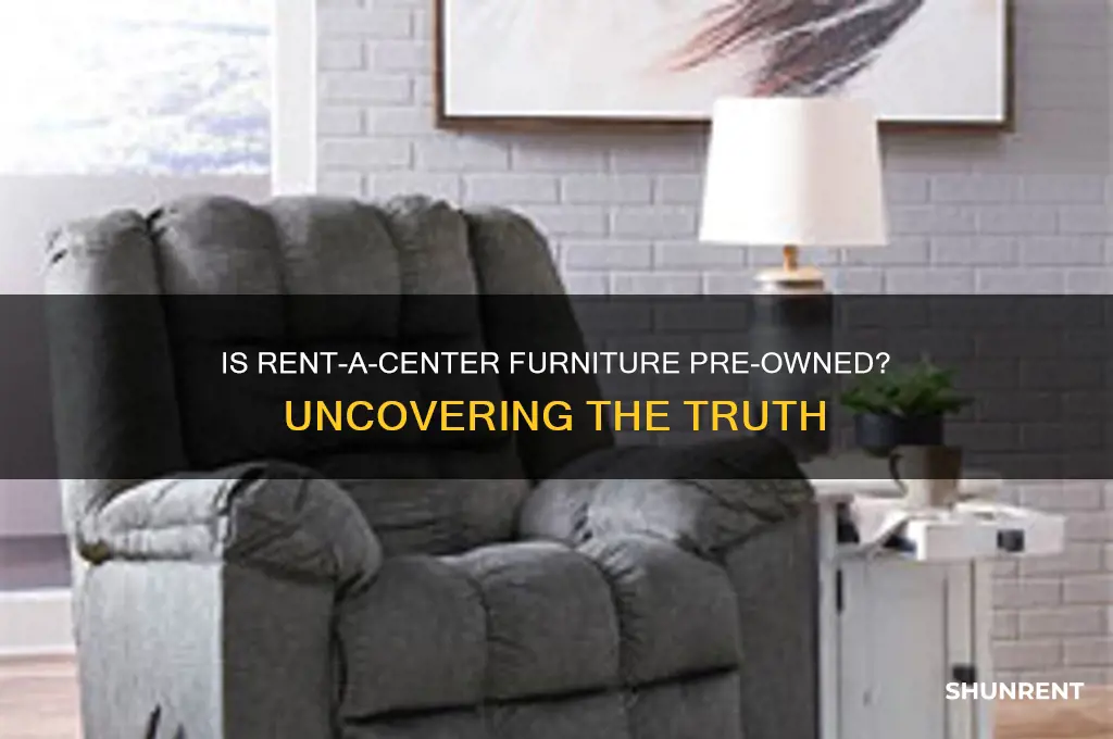 is stuff at rent a center used