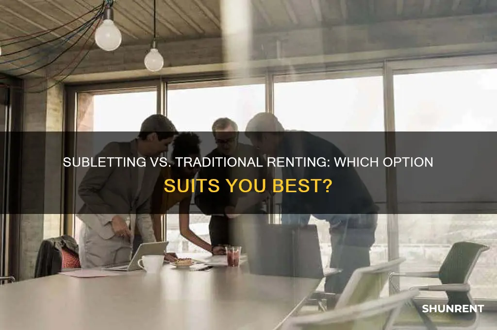 is subletting the best way to rent
