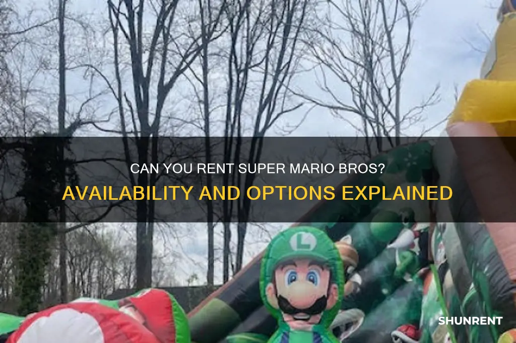 is super mario bros available to rent