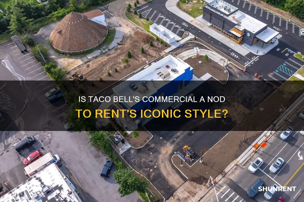 is taco bell commercial supposed to look like rent