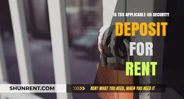 Is TDS Deducted on Security Deposits for Rent? A Comprehensive Guide