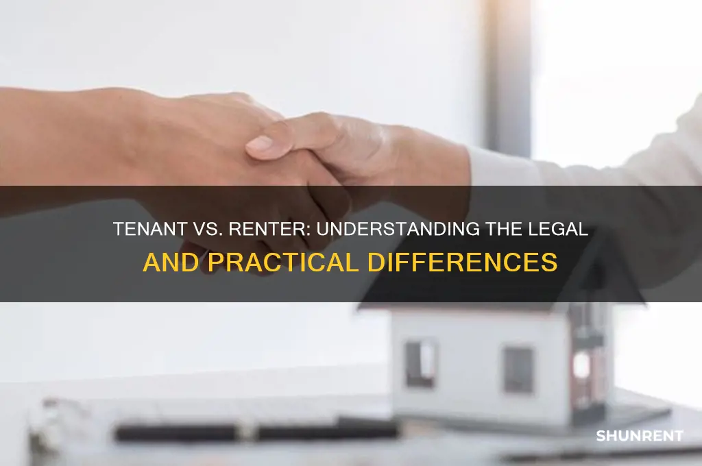 is tenant and renter the same thing