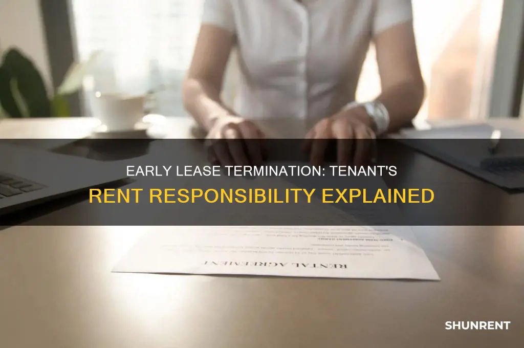 is tenant responsible for rent if they terminate lease early
