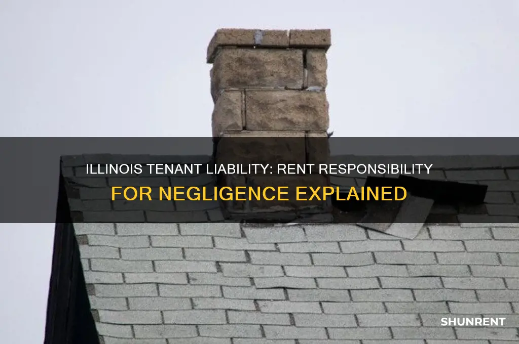 is tenant responsible for rent in illinois for negligence