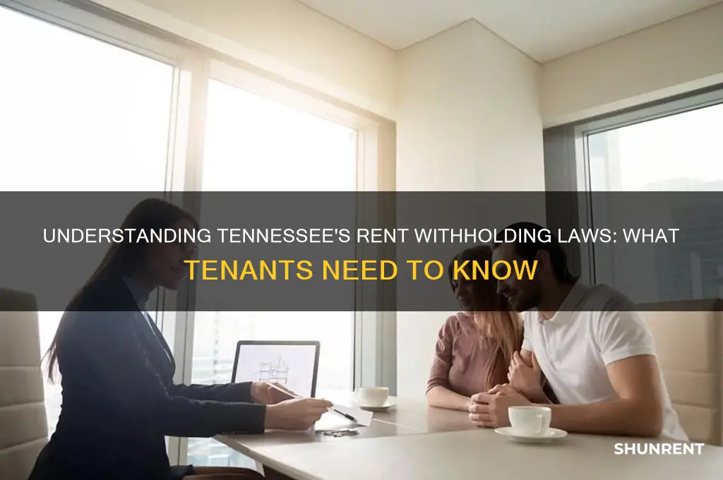 is tennessee a state that has the withholding rent