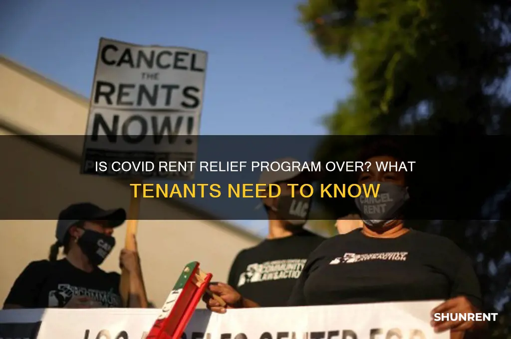 is the covid rent relief program over