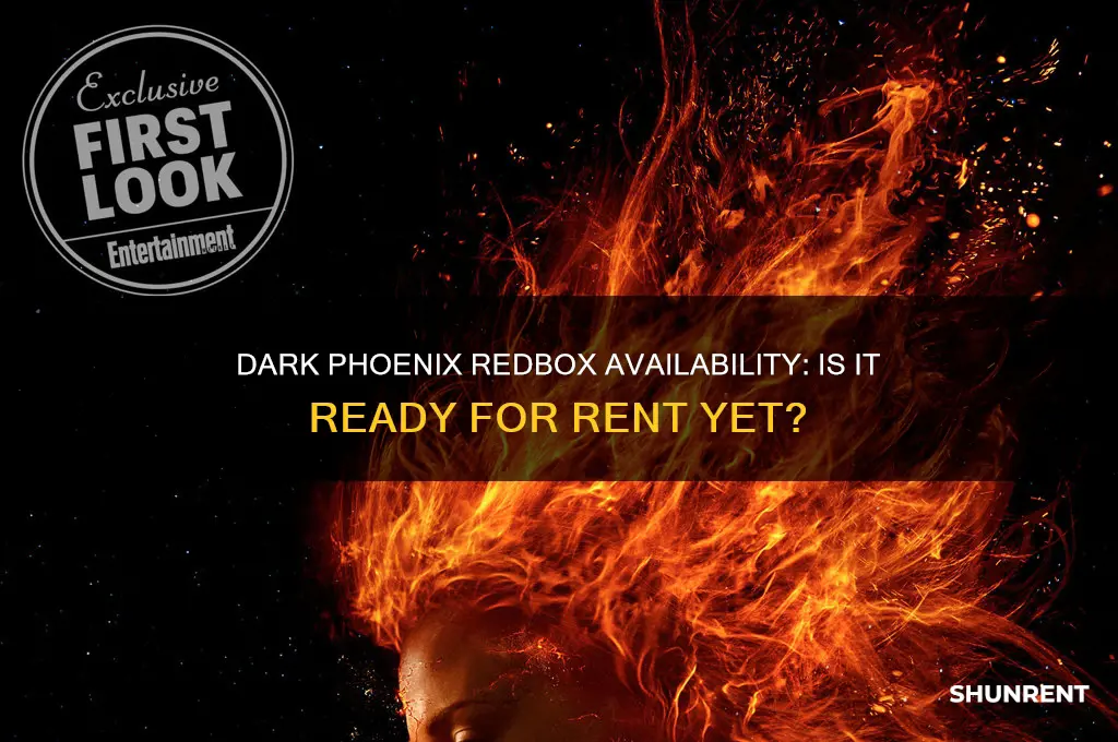 is the dark phoenix for rent at redbox yet