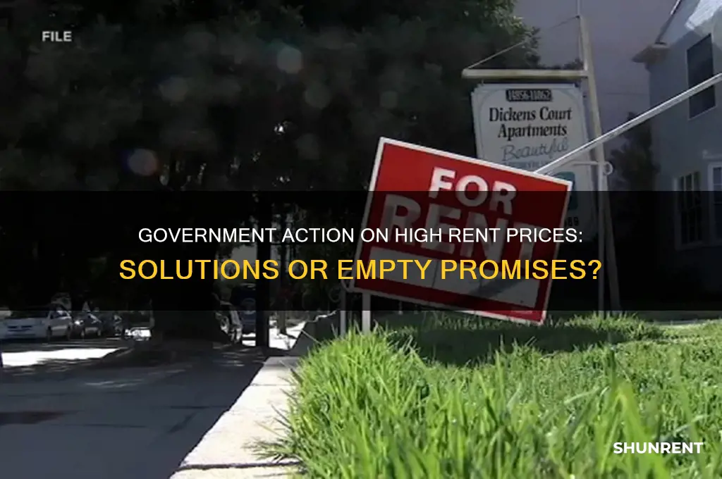 is the government doing anything to combat high rent prices