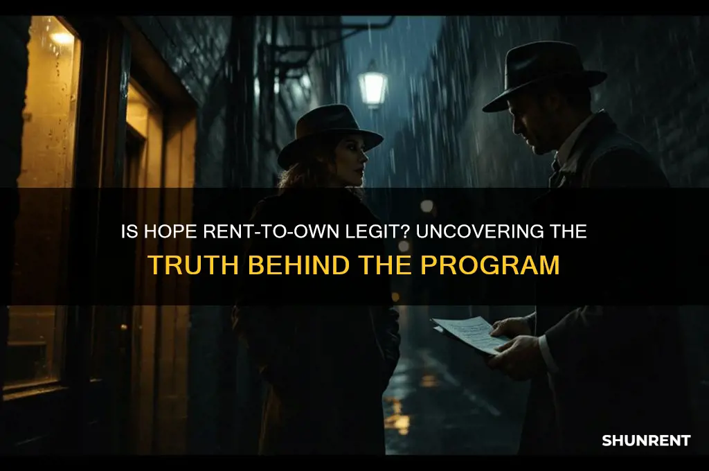 is the hope rent to own program legit