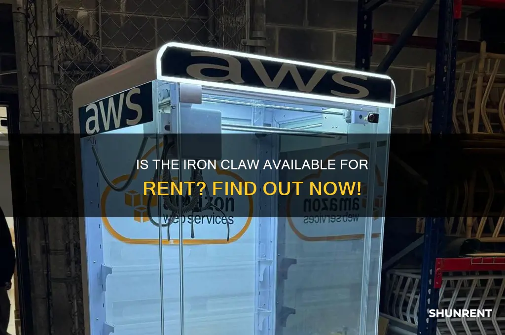 is the iron claw available to rent