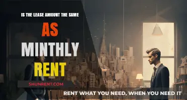 Lease Amount vs. Monthly Rent: Understanding the Key Differences