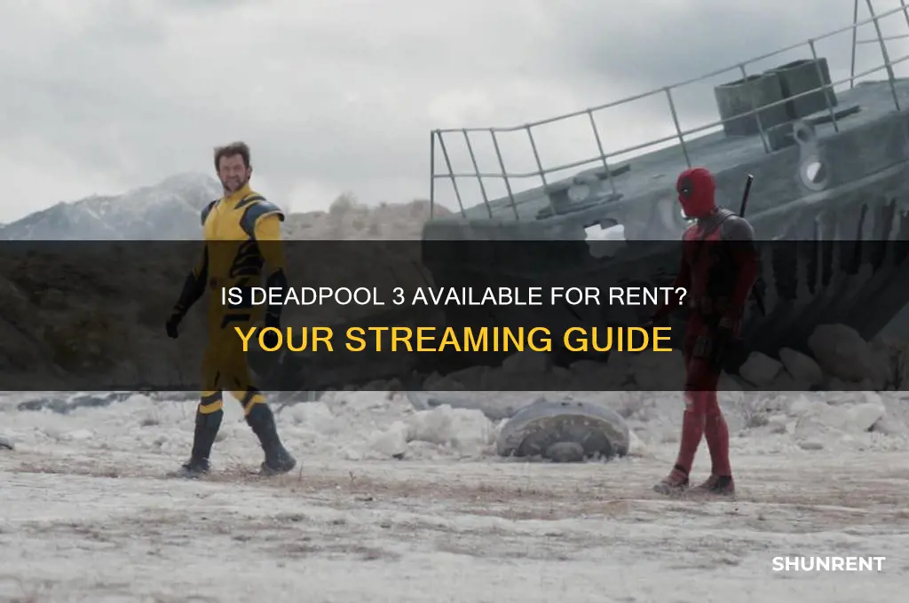 is the new deadpool available to rent