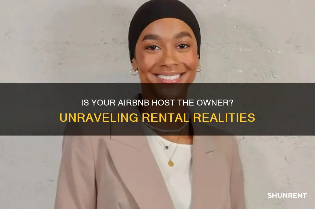 is the person renting an airbnb the owner