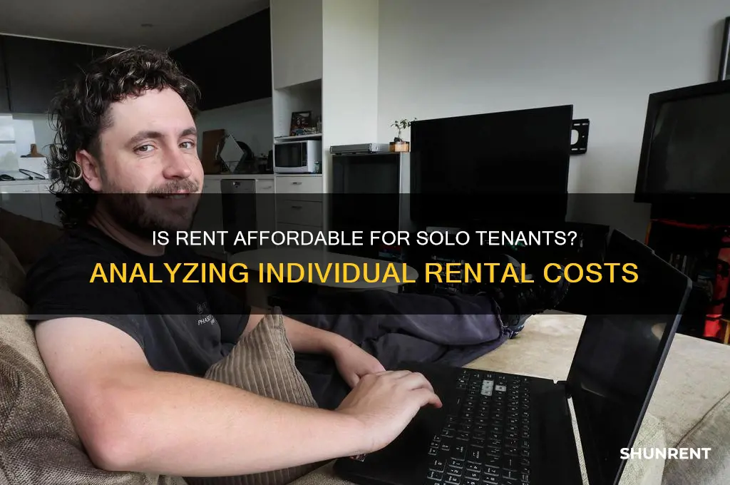 is the price of rent paid by one person