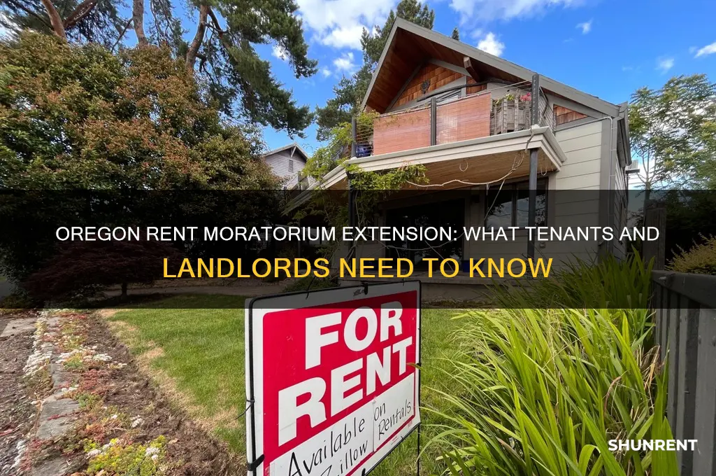 is the rent moratorium extended in oregon