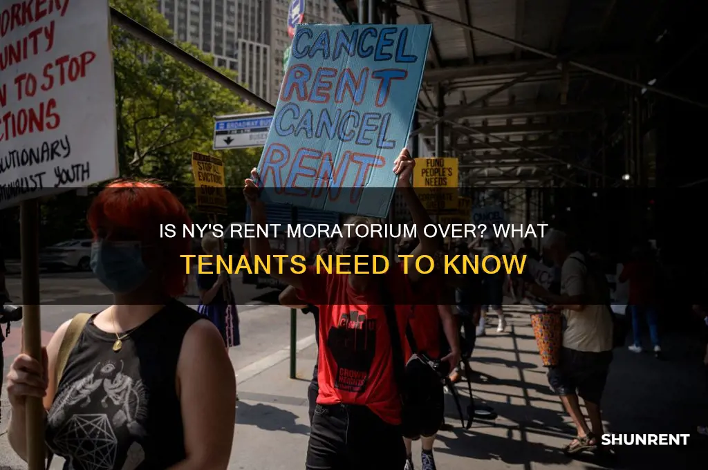 is the rent moratorium over in ny