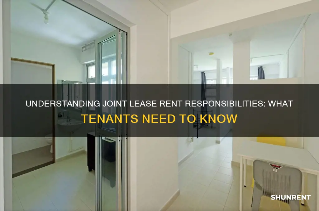 is the rent on a joint lease