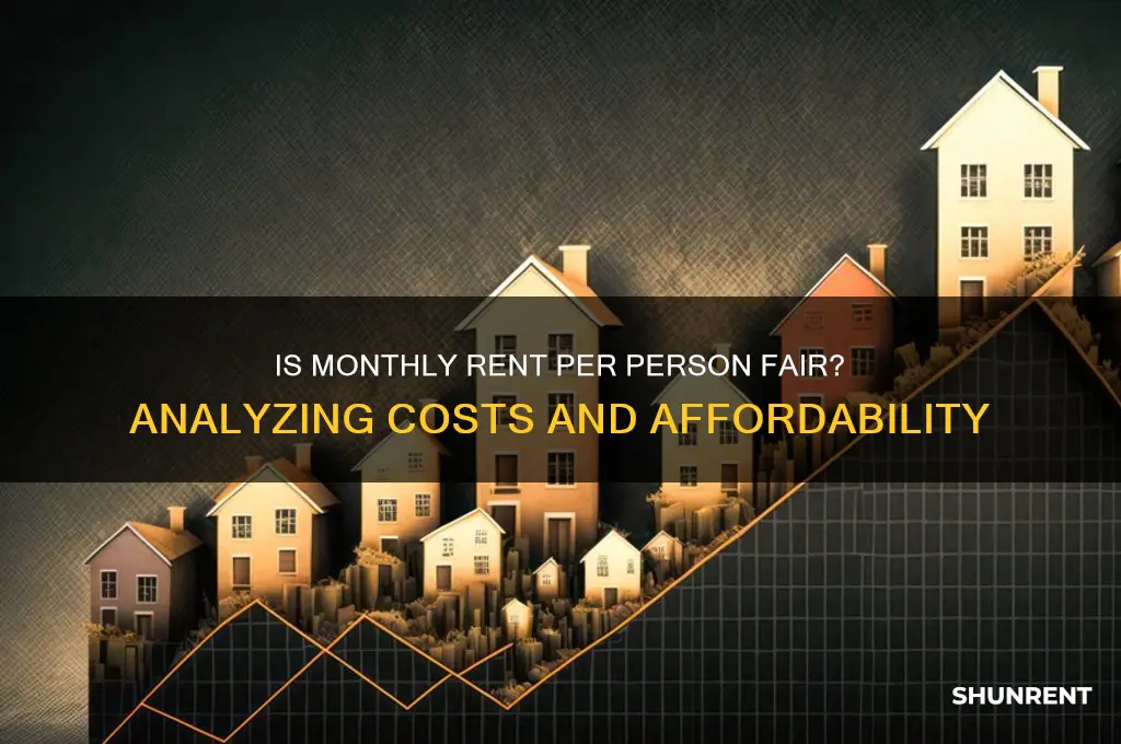 is the rent per month per person too