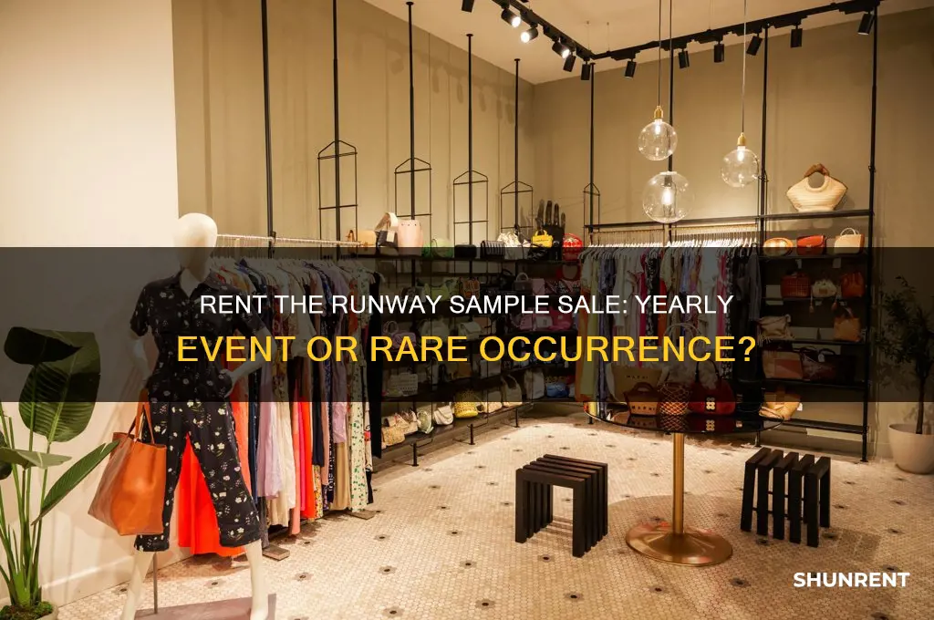is the rent the runway sample sale yearly