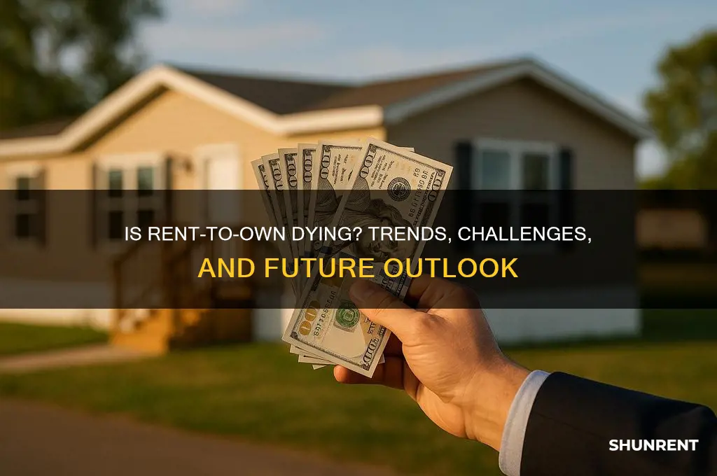 is the rent to own industry dying