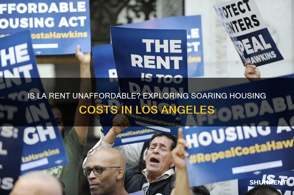 is the rent too high los angeels