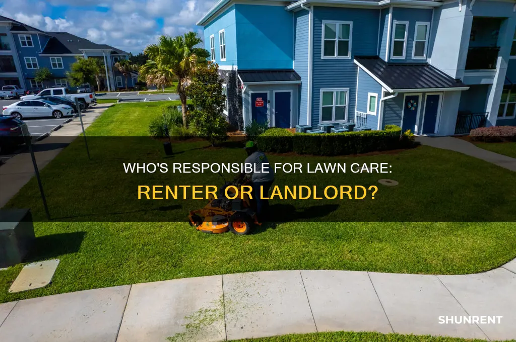 is the renter responsible for the grass