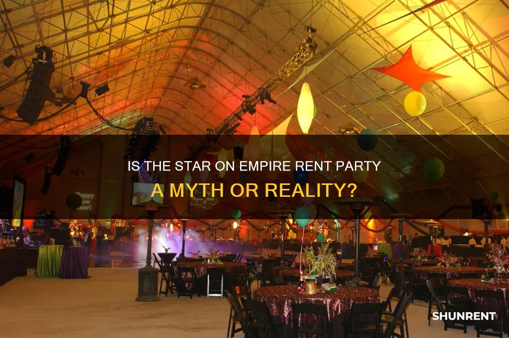 is the star on empire rent paryty