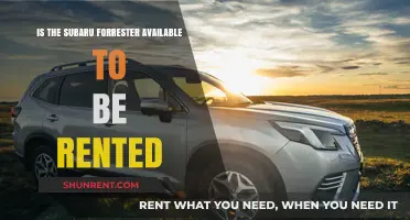 Can You Rent a Subaru Forester? Availability and Options Explained