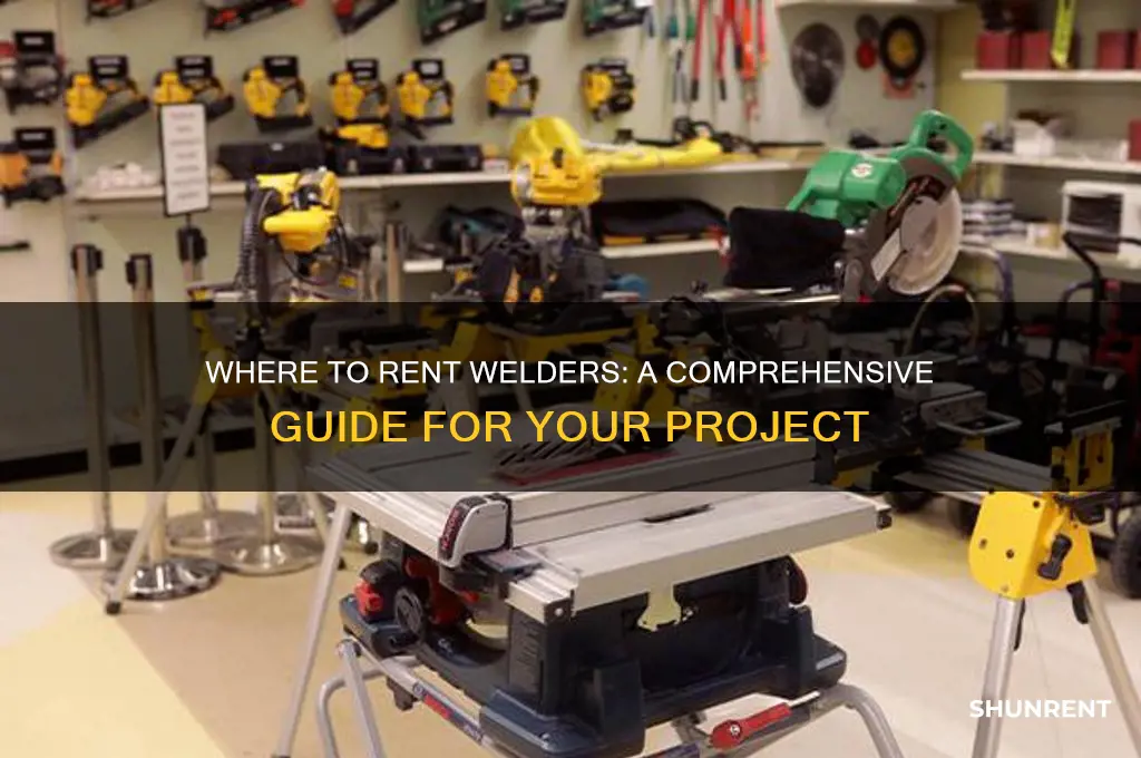 is their a place that rents a welders