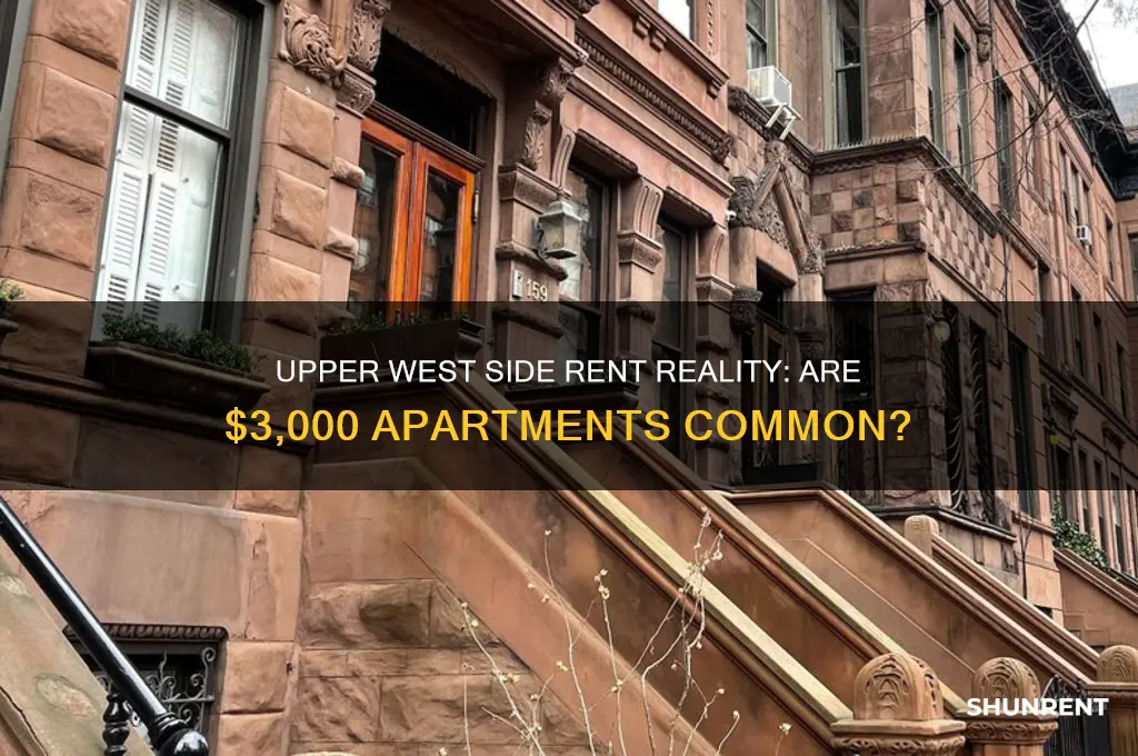 is there 3000 dollar rent on upper west side