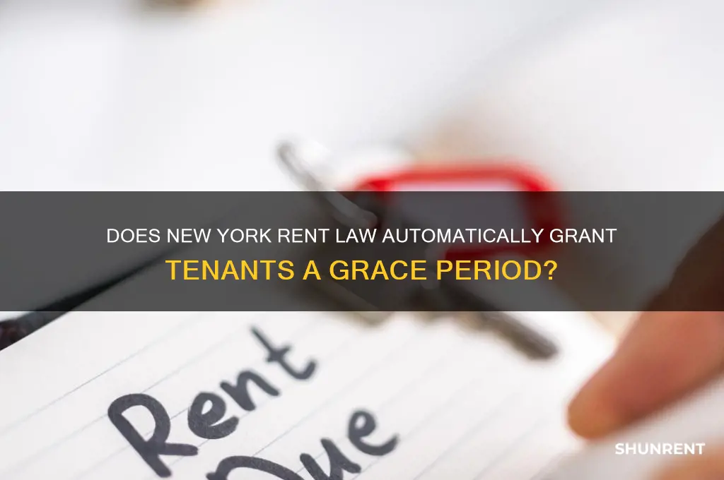 is there a automatic grace with your rent in ny