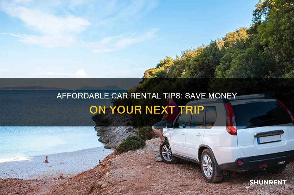is there a cheaper way to rent acar