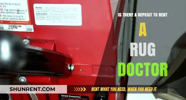 Do Rug Doctor Rentals Require a Deposit? Find Out Here