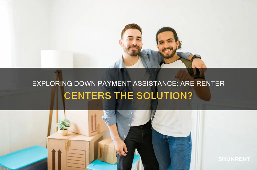 is there a down payment renter center