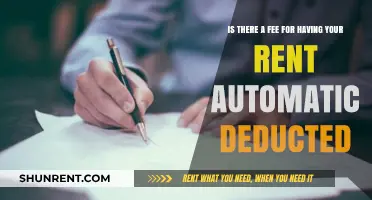 Automatic Rent Deduction: Are There Hidden Fees Involved?