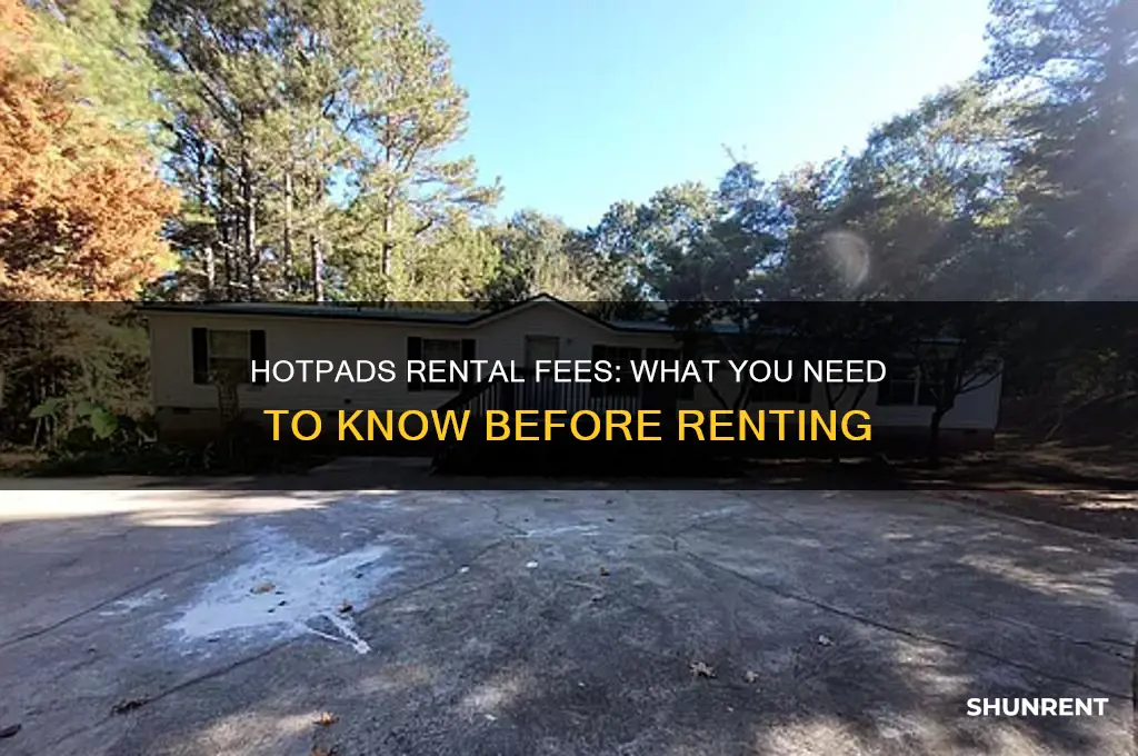 is there a fee to rent on hotpads