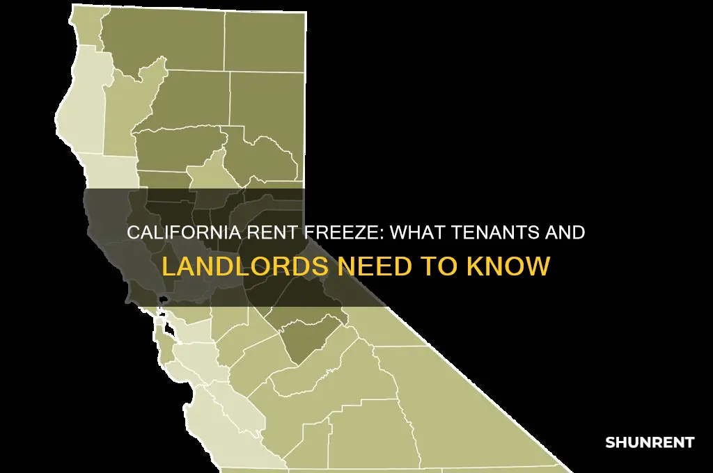 is there a freeze on rent in california