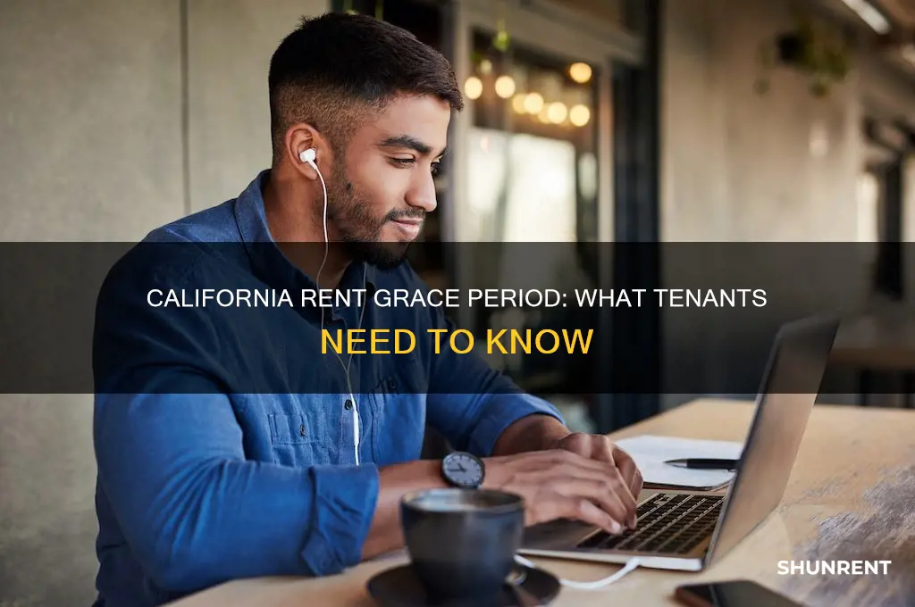 is there a grace period for rent in california