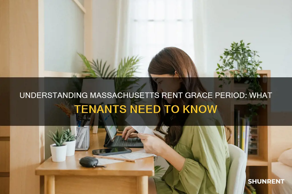 is there a grace period for rent in massachusetts