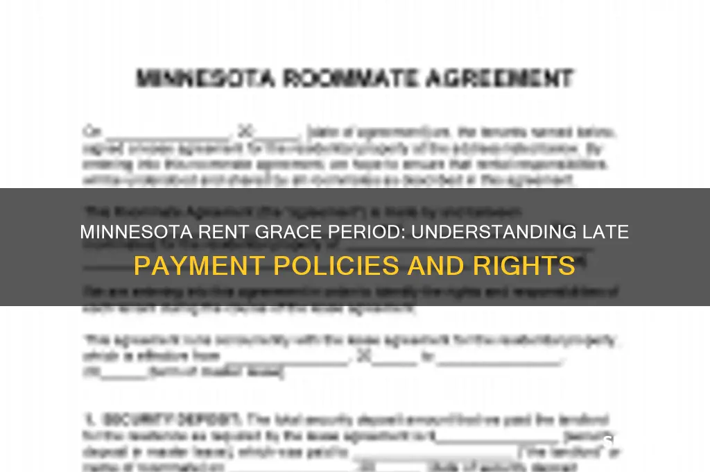 is there a grace period for rent in minnesota