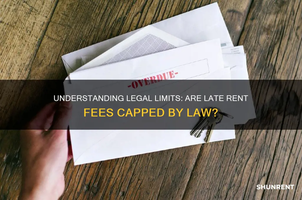 is there a legal cap of late fees for rent