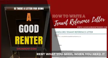 Can Good Renters Earn a Letter of Recommendation from Landlords?