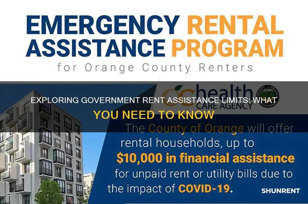 is there a limit for government assitance for rent