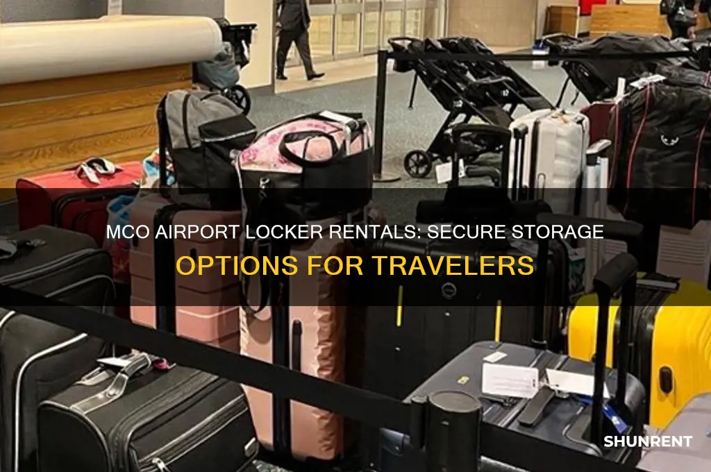 is there a locker for rent in mco airport